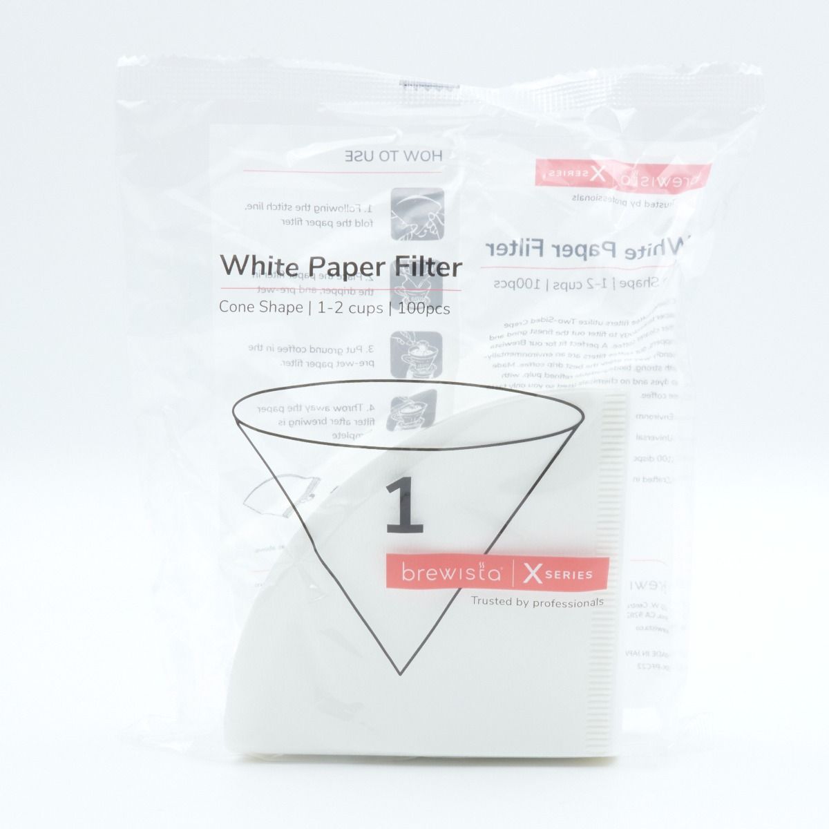 Brewista Cone Shape Paper Filter #1 (100pk)