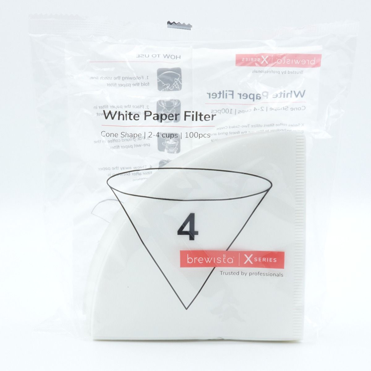 Brewista Cone Shape Paper Filter #4 (100pk)