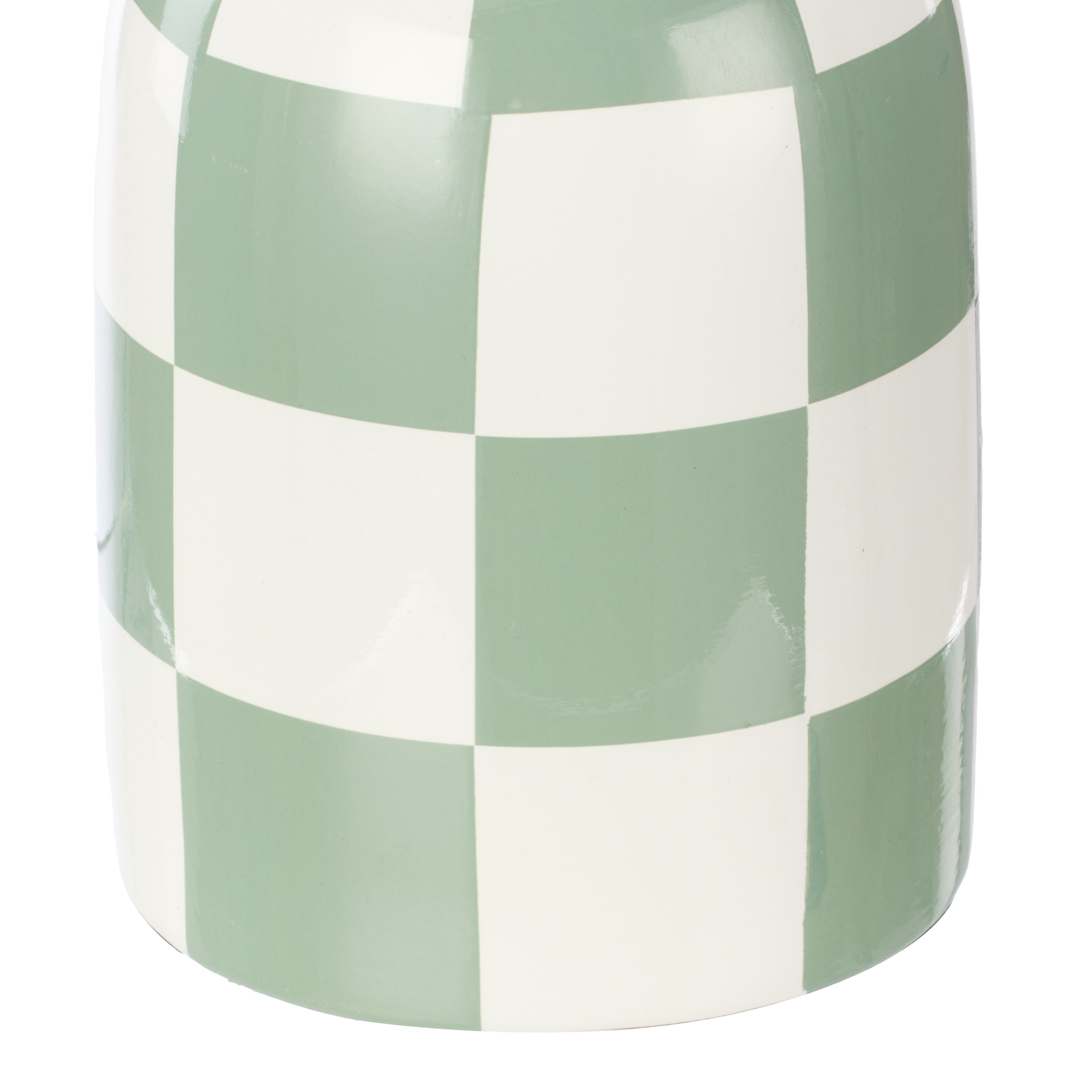 Emporium Archie Table Lamp Green & White