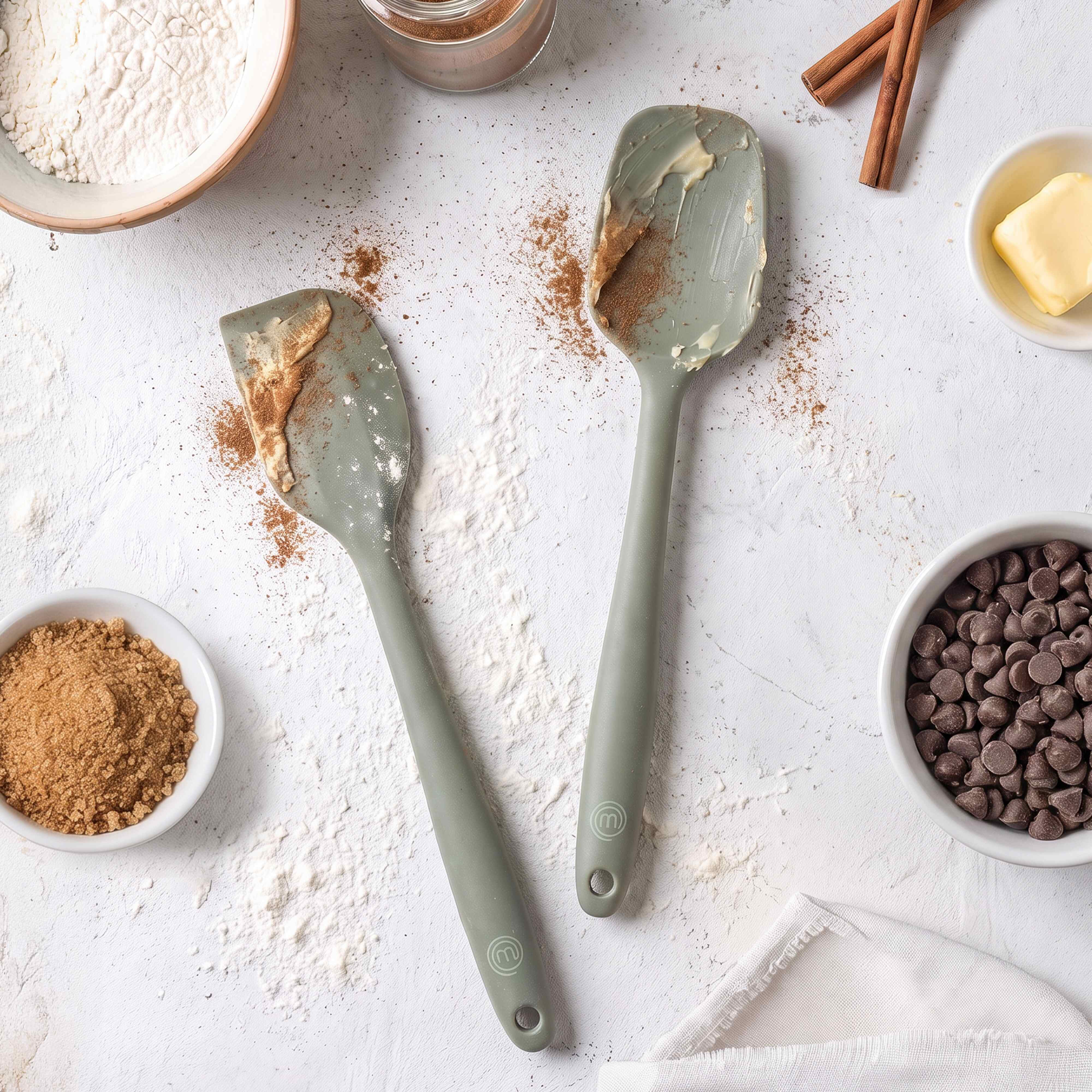 MasterChef Sage Bakion 3-in-1 Dough Scraper Sage