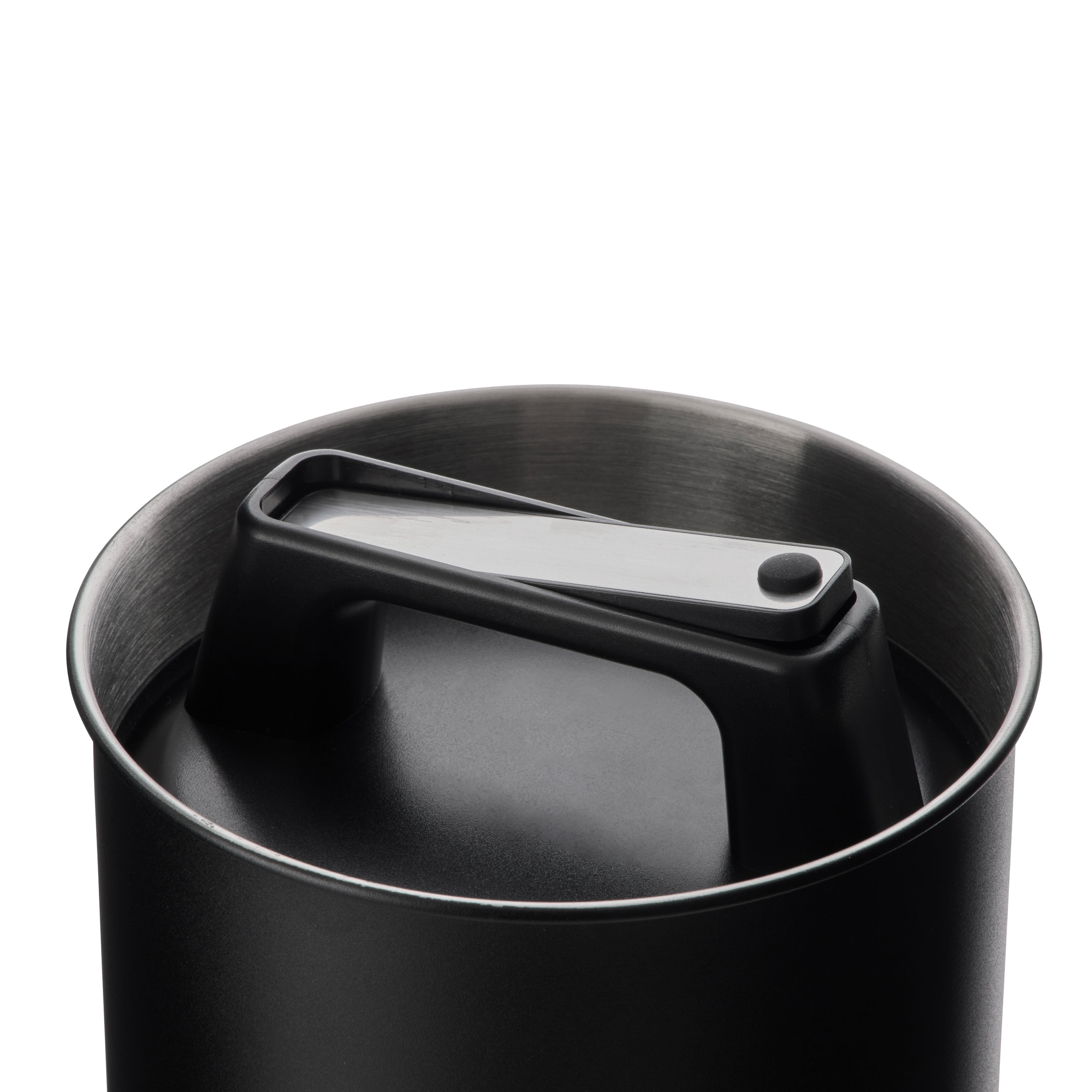 Leaf & Bean Airtight Stainless Steel Canister Small Black