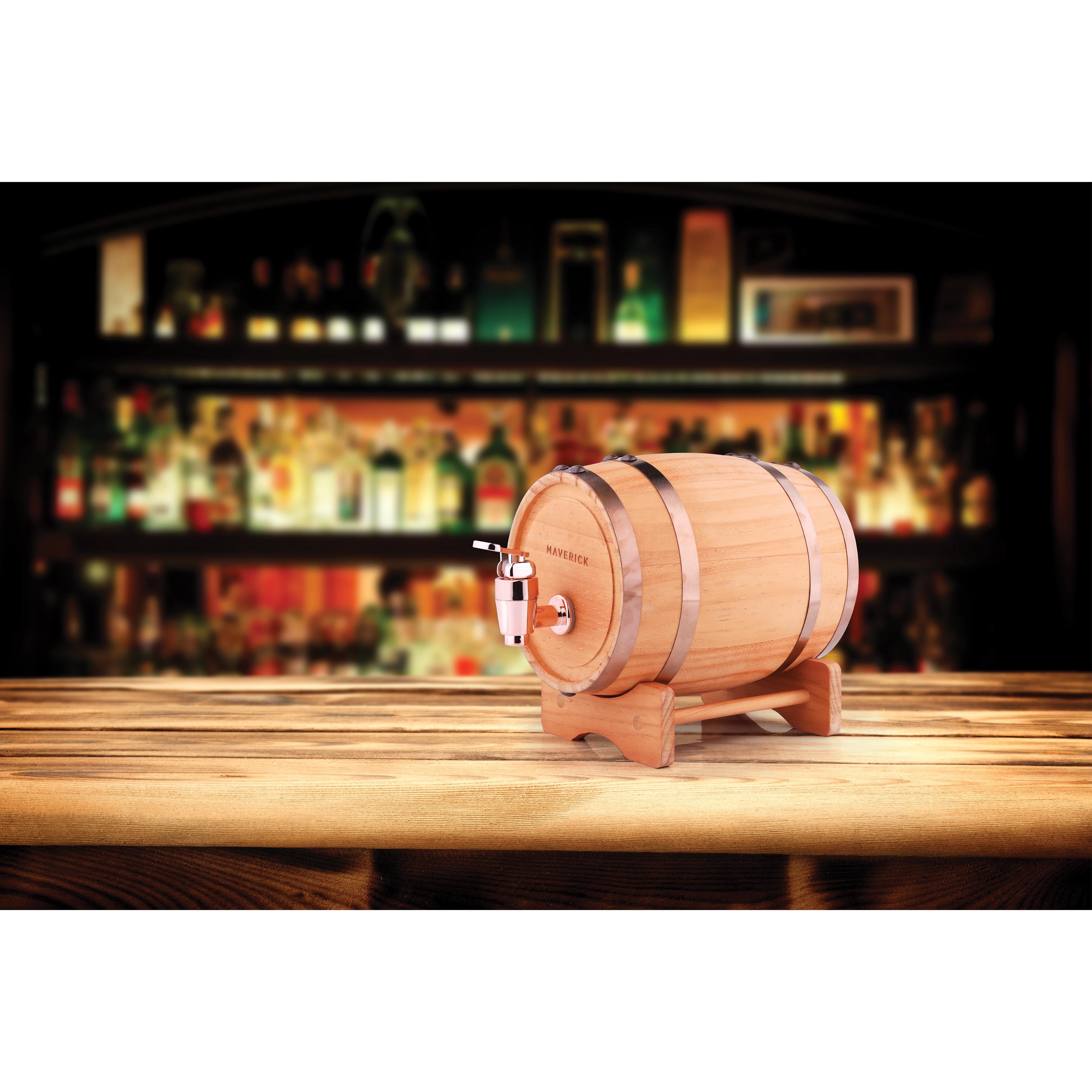 Maverick Wooden Whisky Barrel 800ml