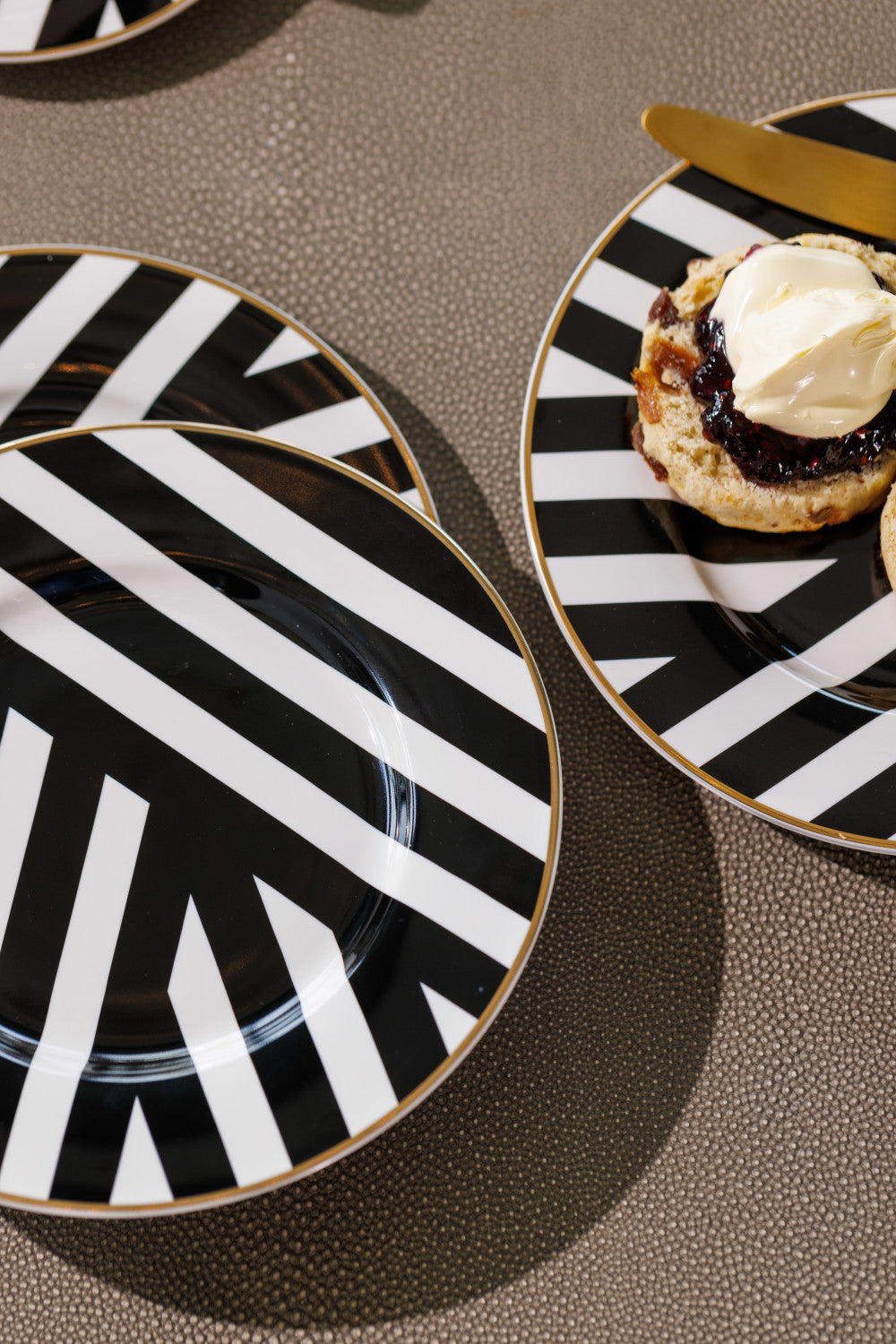 Mikasa Luxe Deco Fine China Side Plate Set 4 Piece 21cm