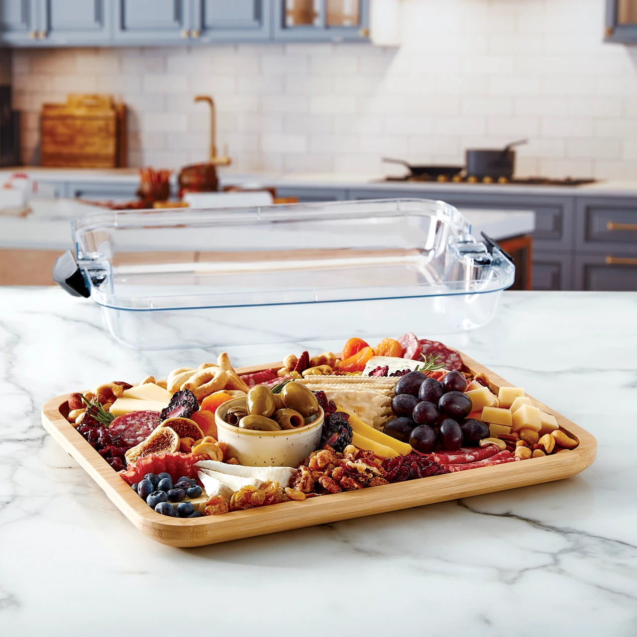 Farberware Build-a-Board Bamboo Charcuterie Board (28 x 35.5cm)
