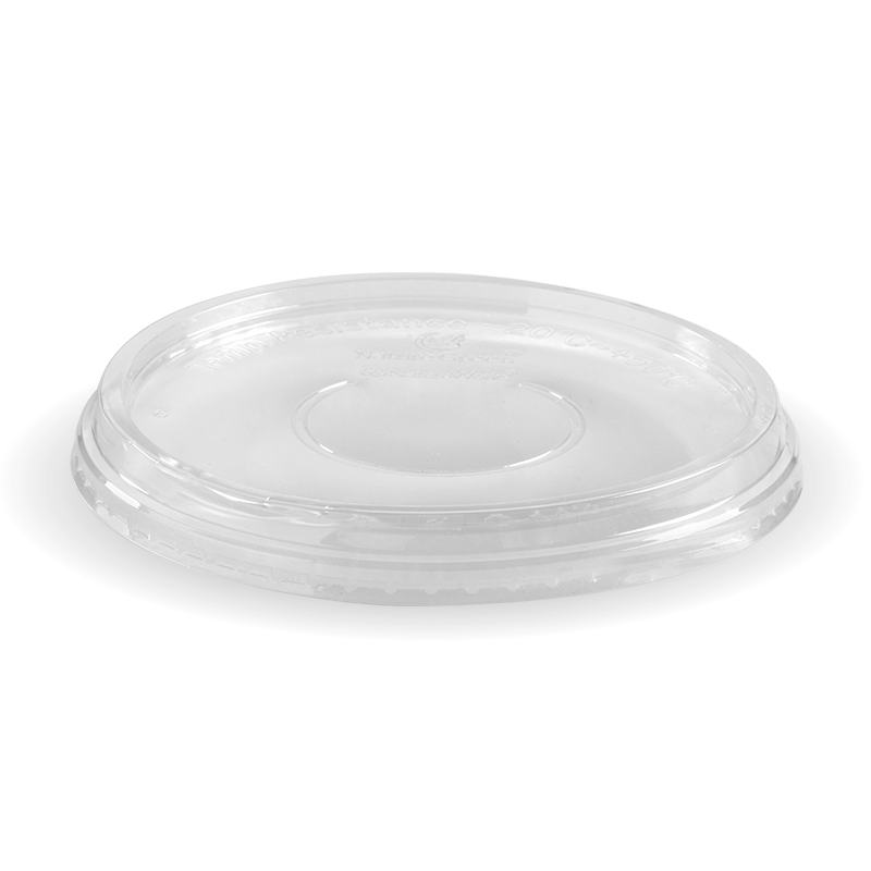BioPak 600 & 700ml Clear Wide BioBowl Lid