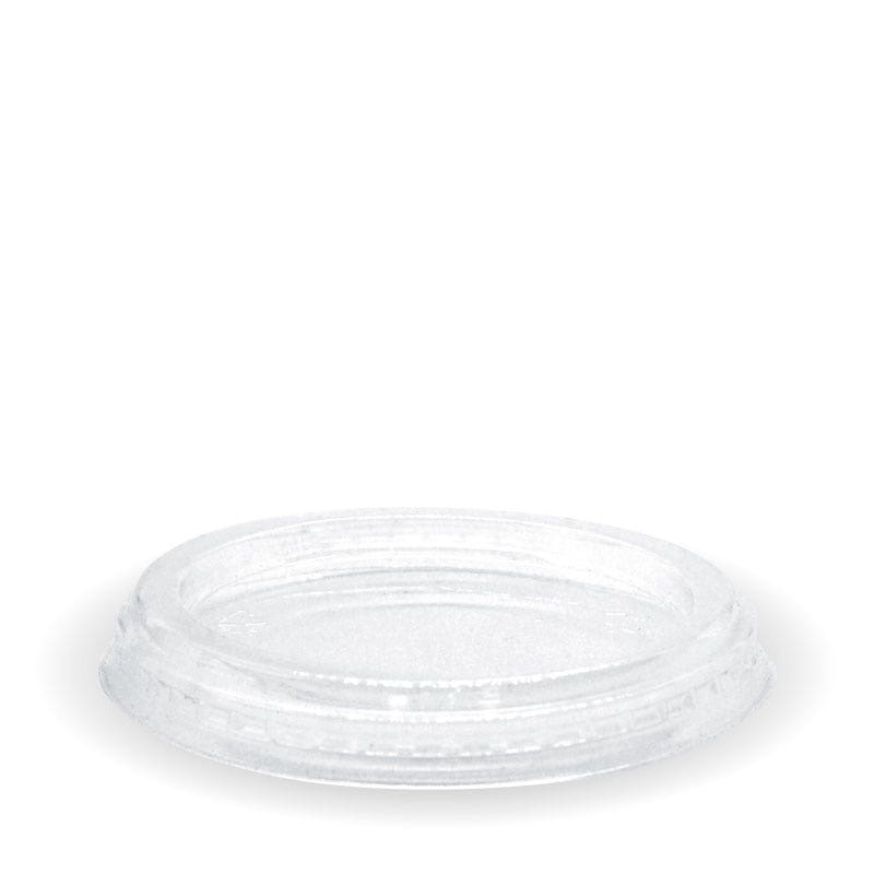 BioPak 60-280ml Flat Clear BioCup Lid