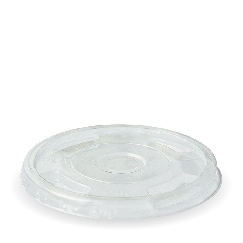 BioPak 300-700ml Flat Clear BioCup Lid