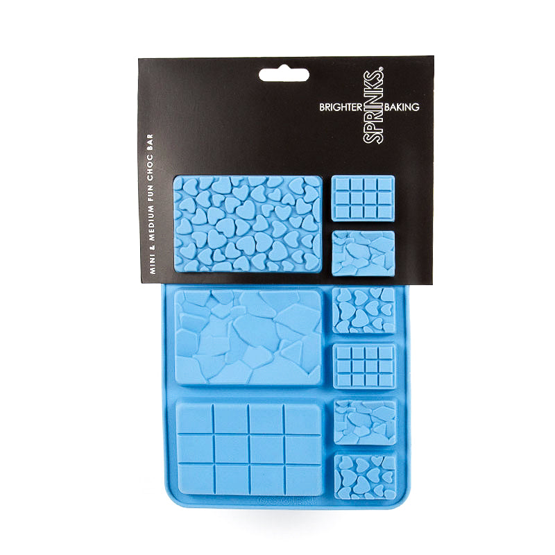 Sprinks Silicone Mould Mini & Medium Fun Choc Bar