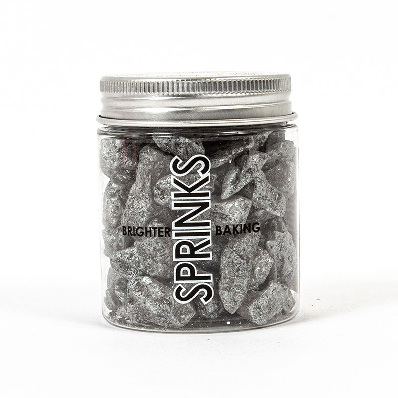 Sprinks Large Rock Sugar Sprinkles Silver 75g