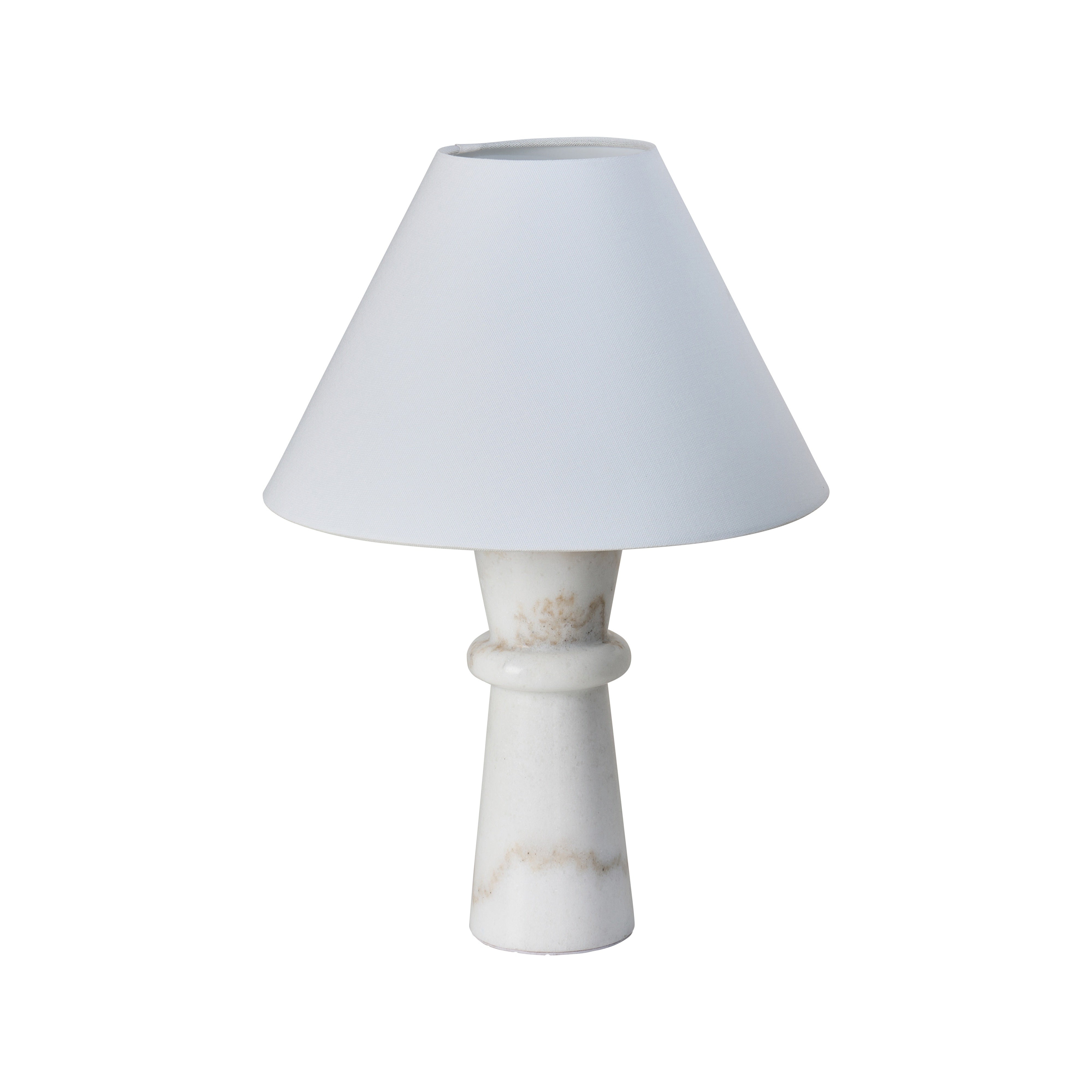 Amalfi Violet Table Lamp White