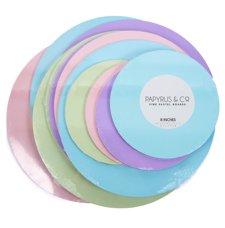 Papyrus Masonite Cake Board Round Pastel Blue 10in