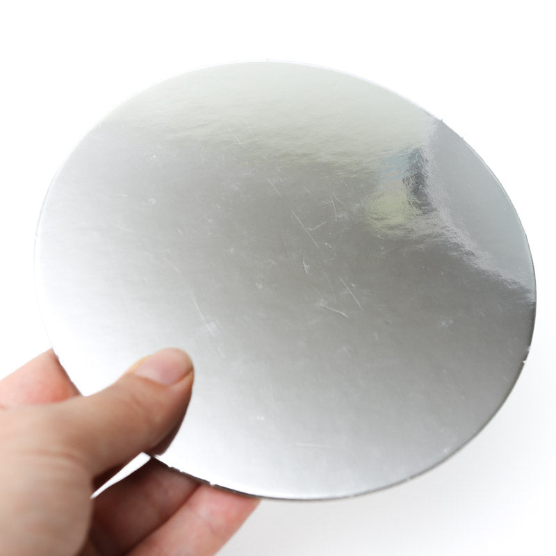 Bake Group Foil Cake Card Board Round Silver 11in