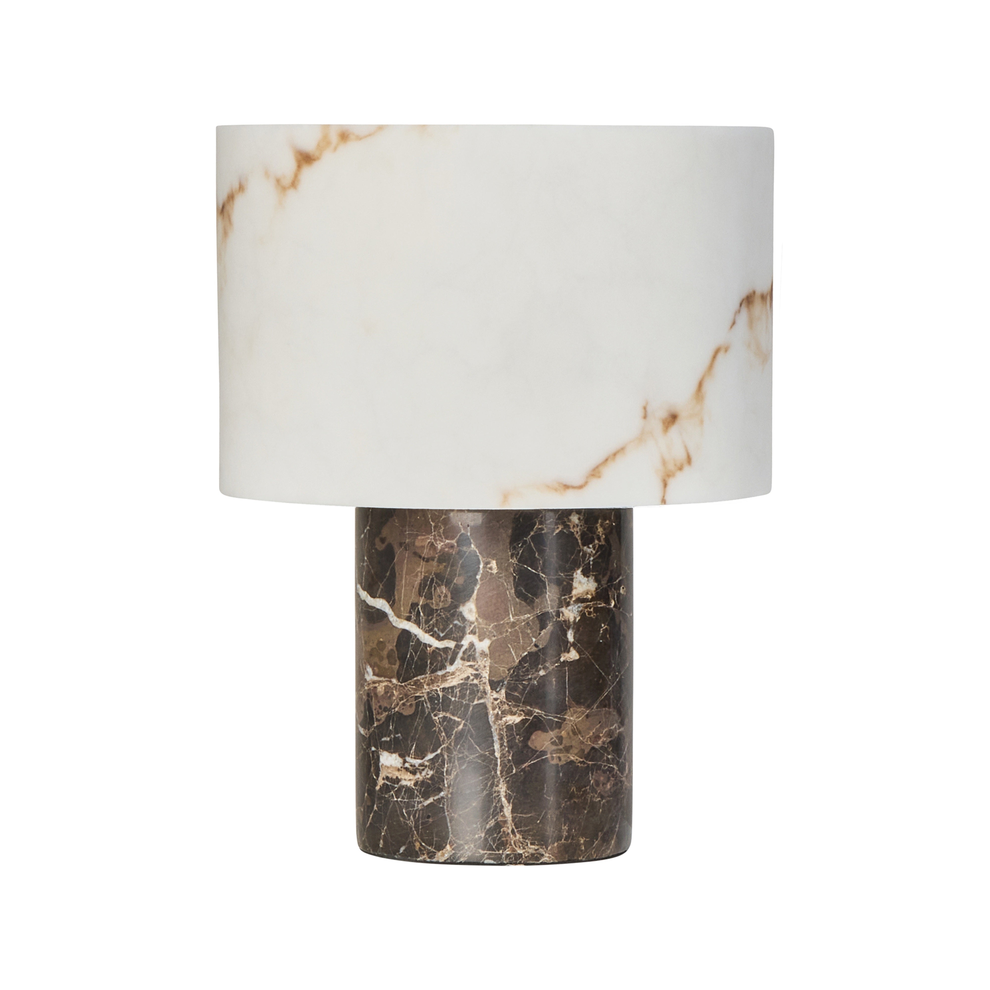 Amalfi Kian Table Lamp Brown & White