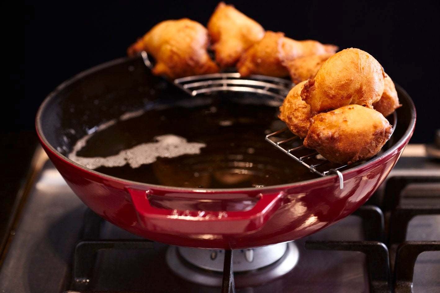 Staub Wok - 37cm Cherry Red