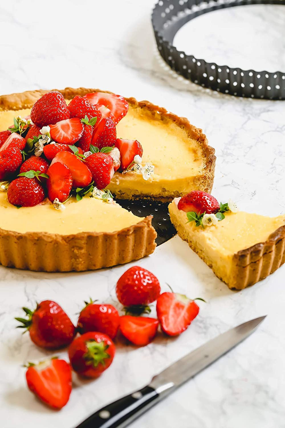 MasterCraft Crusty Bake Fluted Round Flan & Quiche Tin 25cm