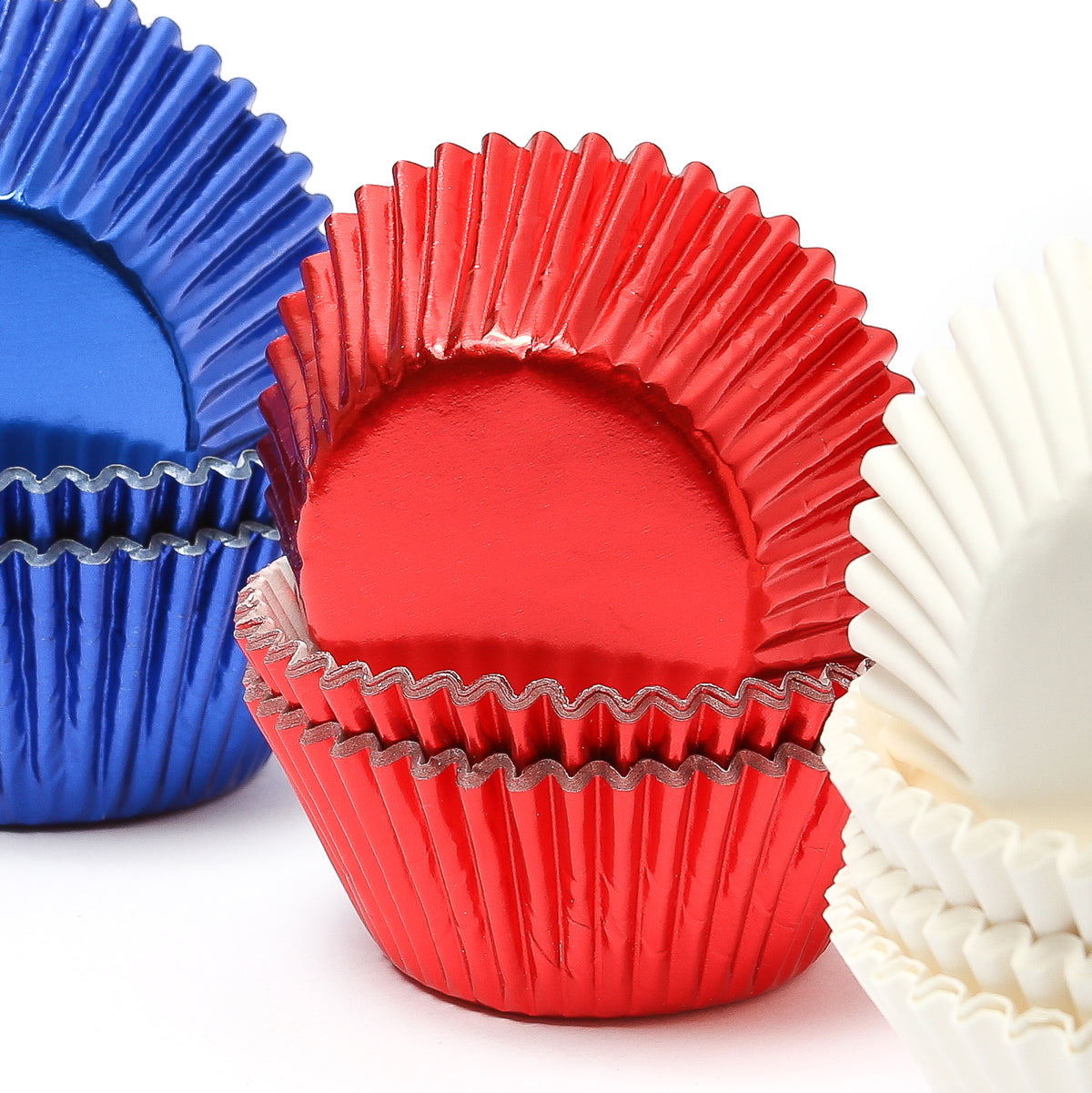 Papyrus Medium Foil Baking Cups Base Red 44mm 50 Pack