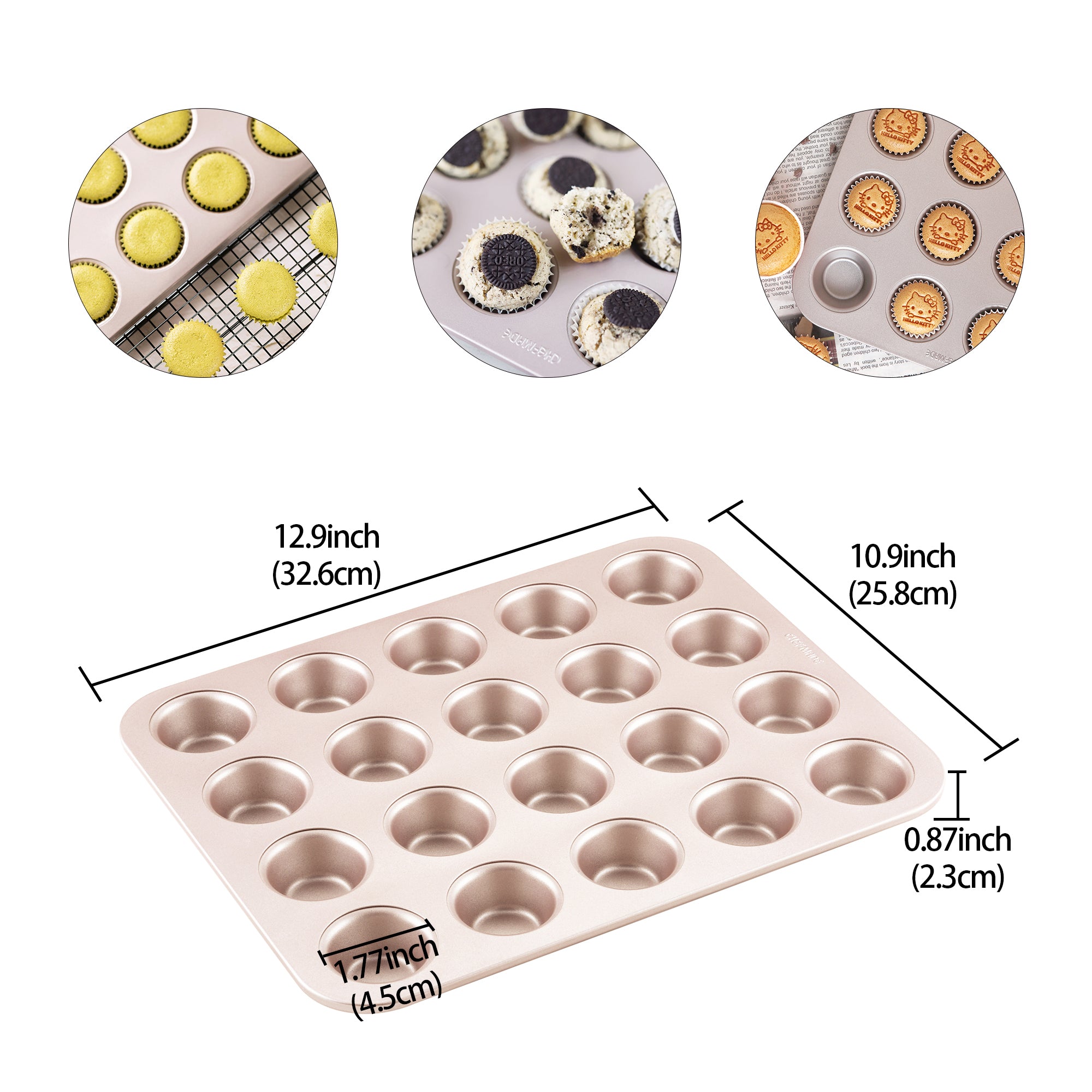 CHEFMADE Mini Muffin Pan 20 Cup (WK9753)