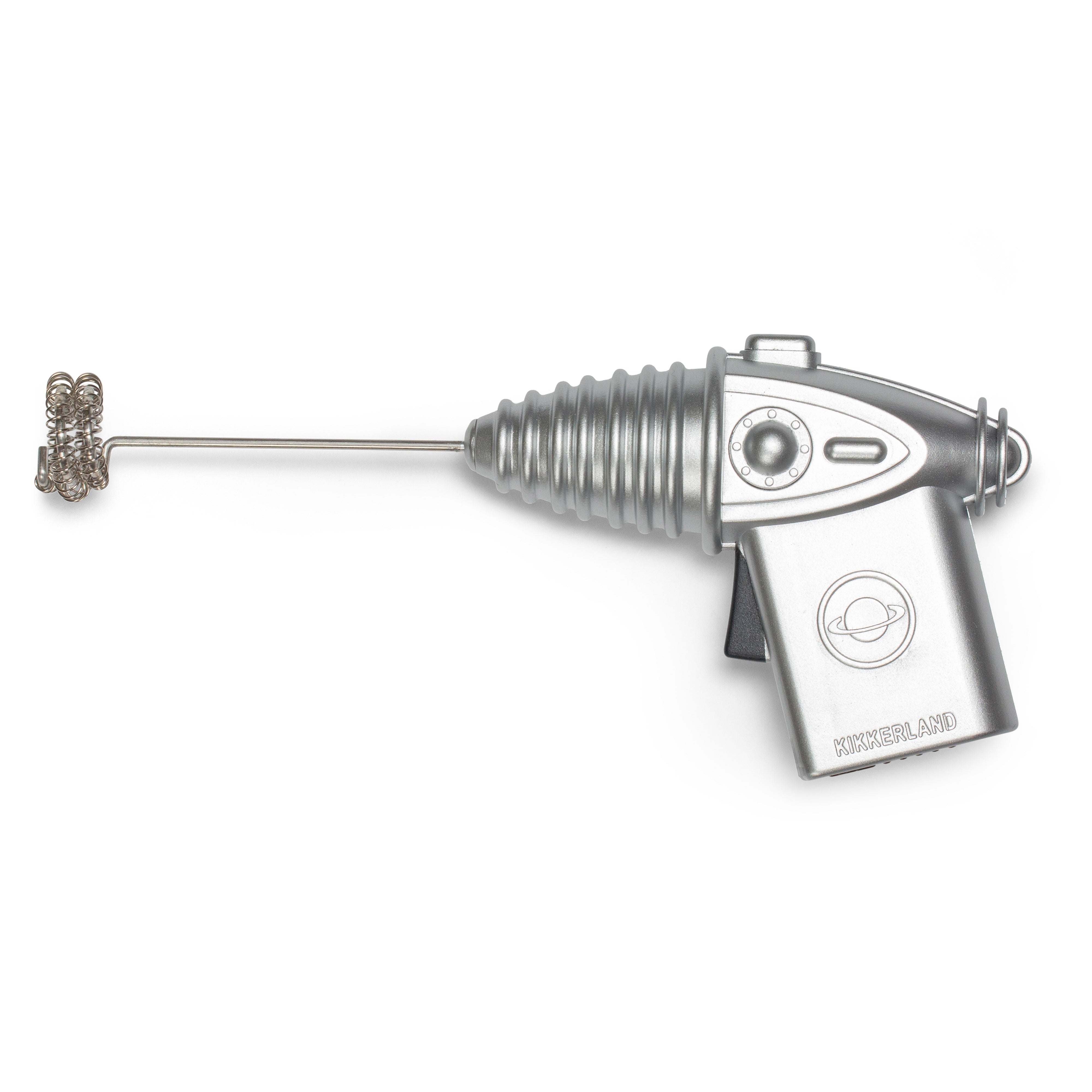 Kikkerland Space Gun Frother Silver
