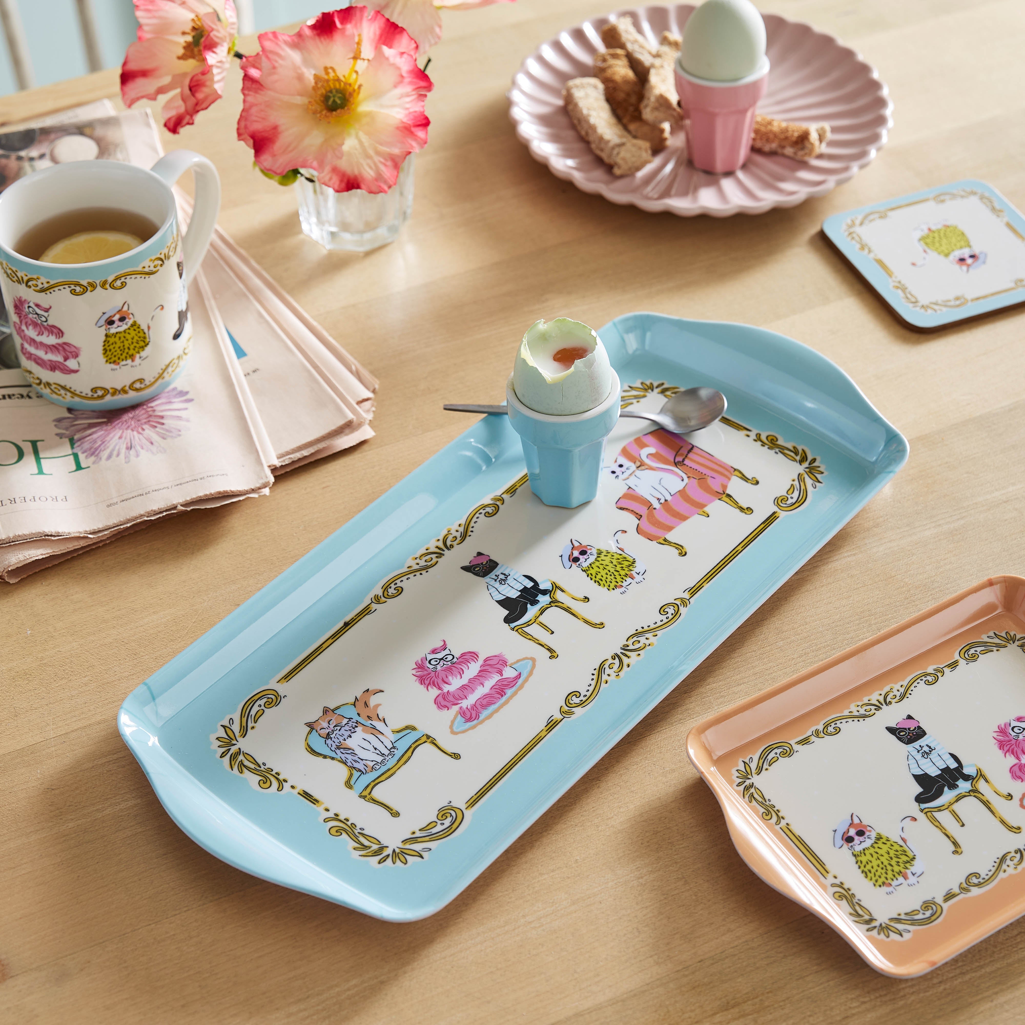 Ulster Weavers Cool Cats Small Tray Multi-Coloured