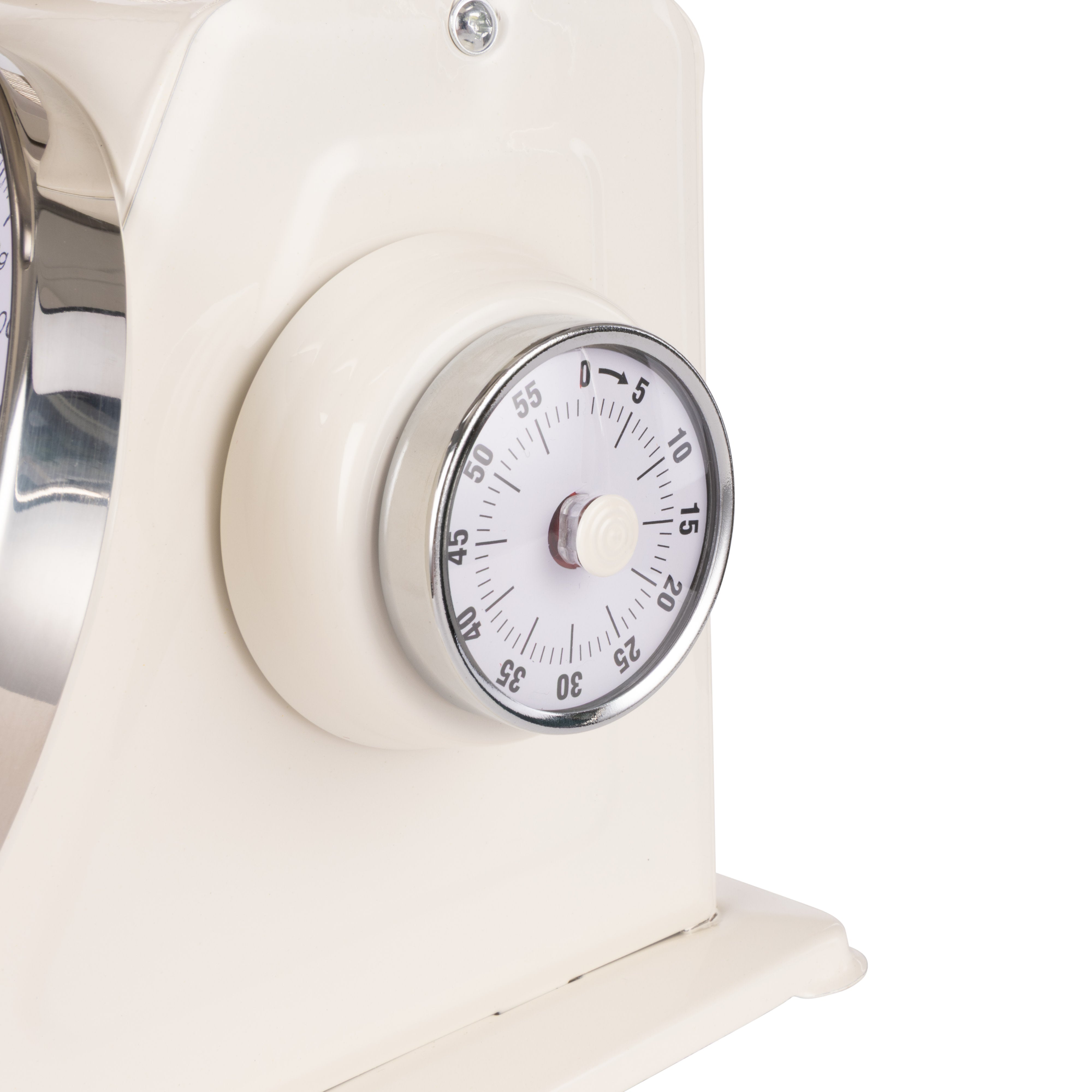 Davis & Waddell Newbury Mechanical Timer and Scale 2 Piece Set Cream