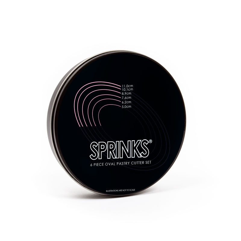 Sprinks Oval Stainless Pastry Cutter Set 6 Piece
