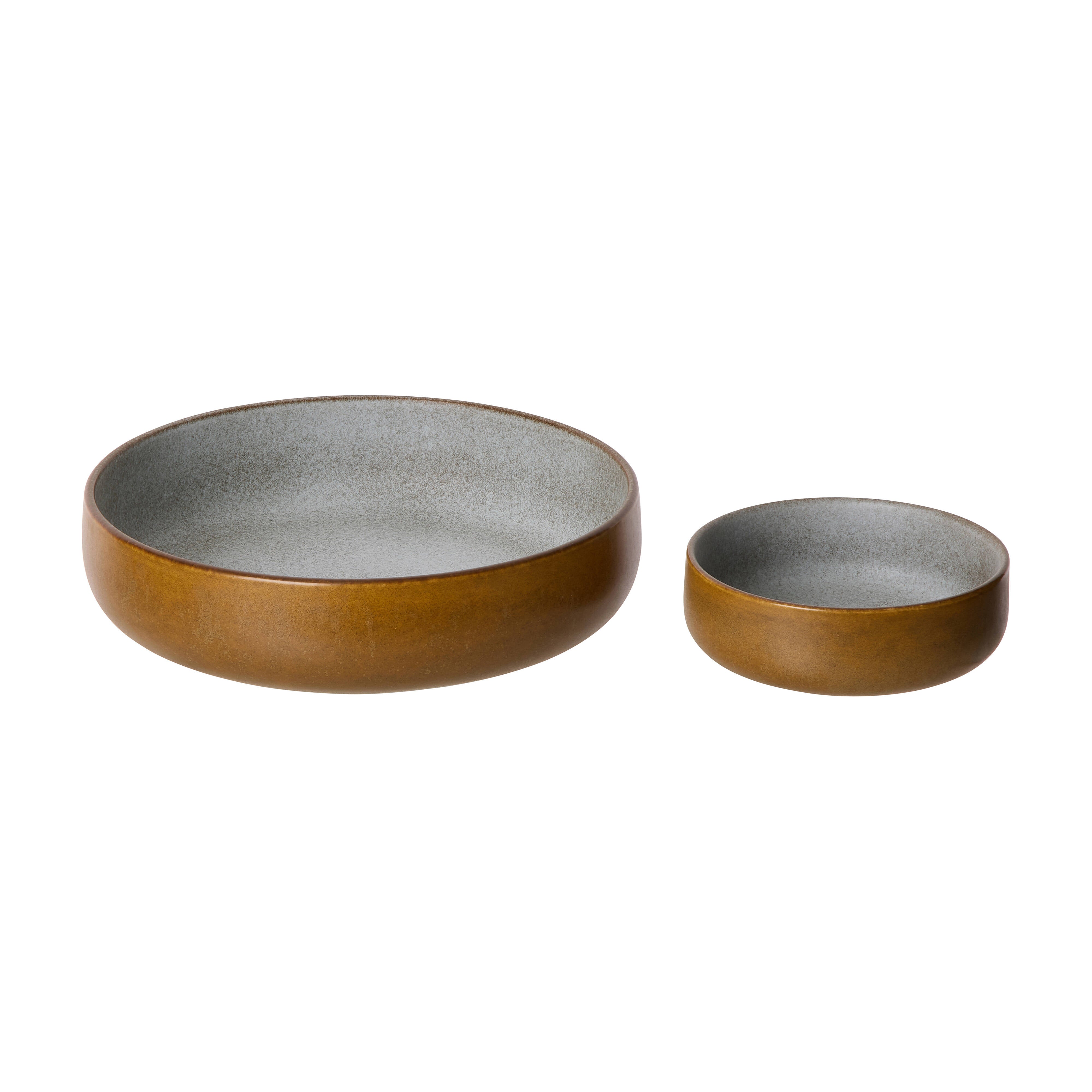 Davis & Waddell Rafe Small Bowl Grey & Brown