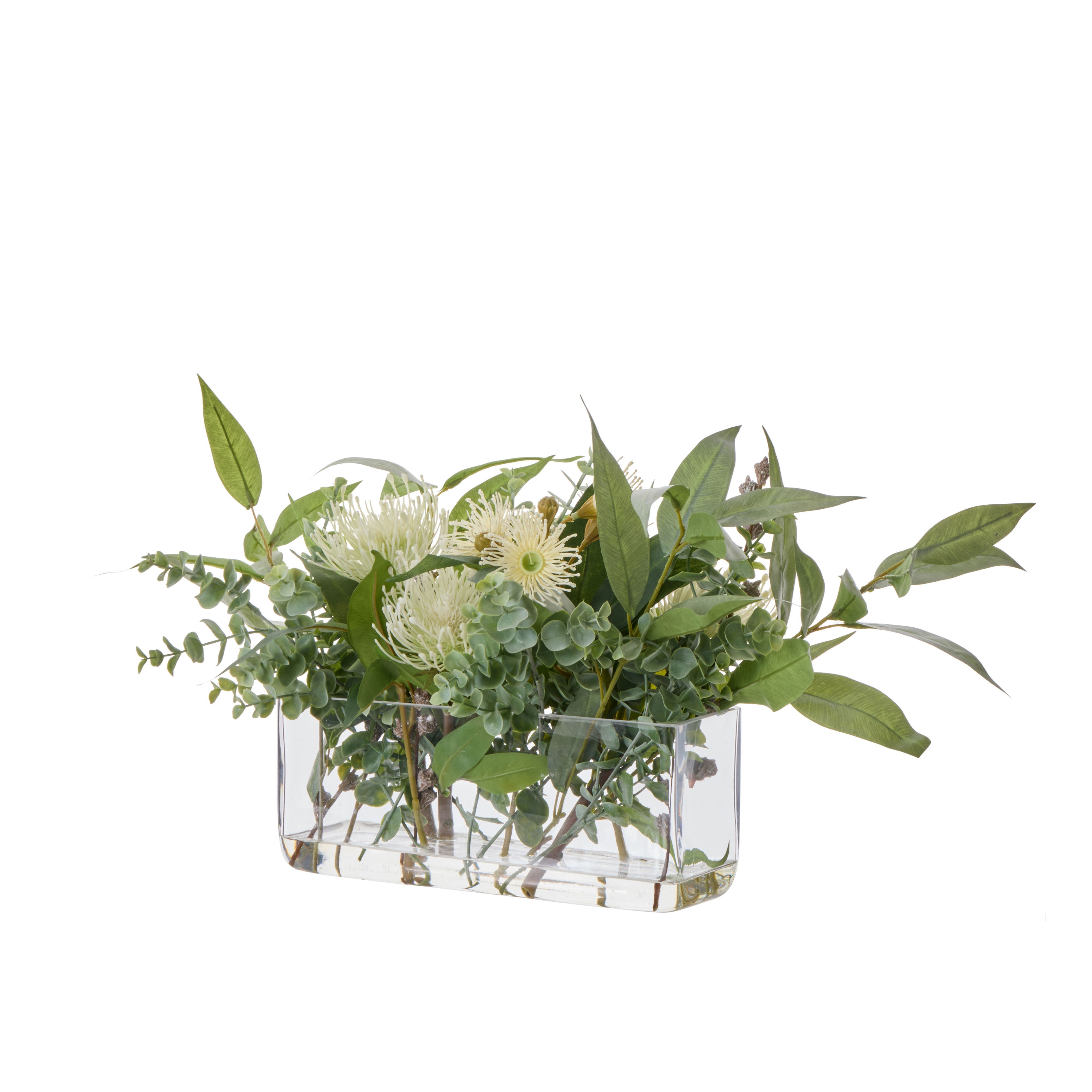 Rogue Pincushion Eucalyptus - Esme White & Green