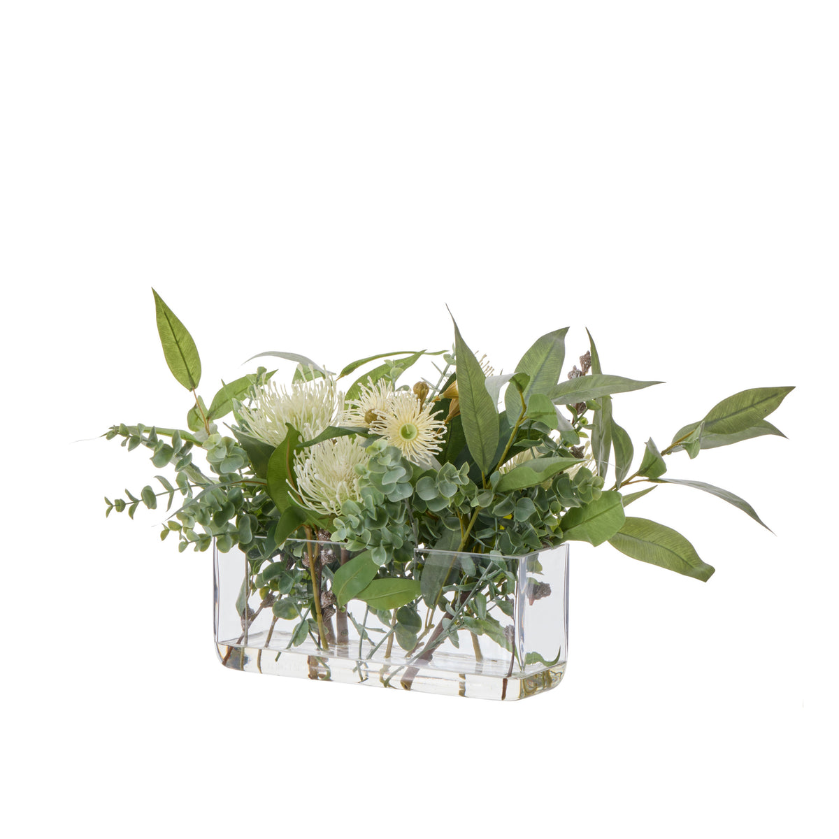 Rogue Pincushion Eucalyptus - Esme White & Green