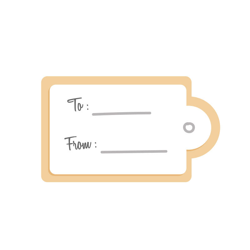 Coo Kie Gift Tag Cookie Cutter