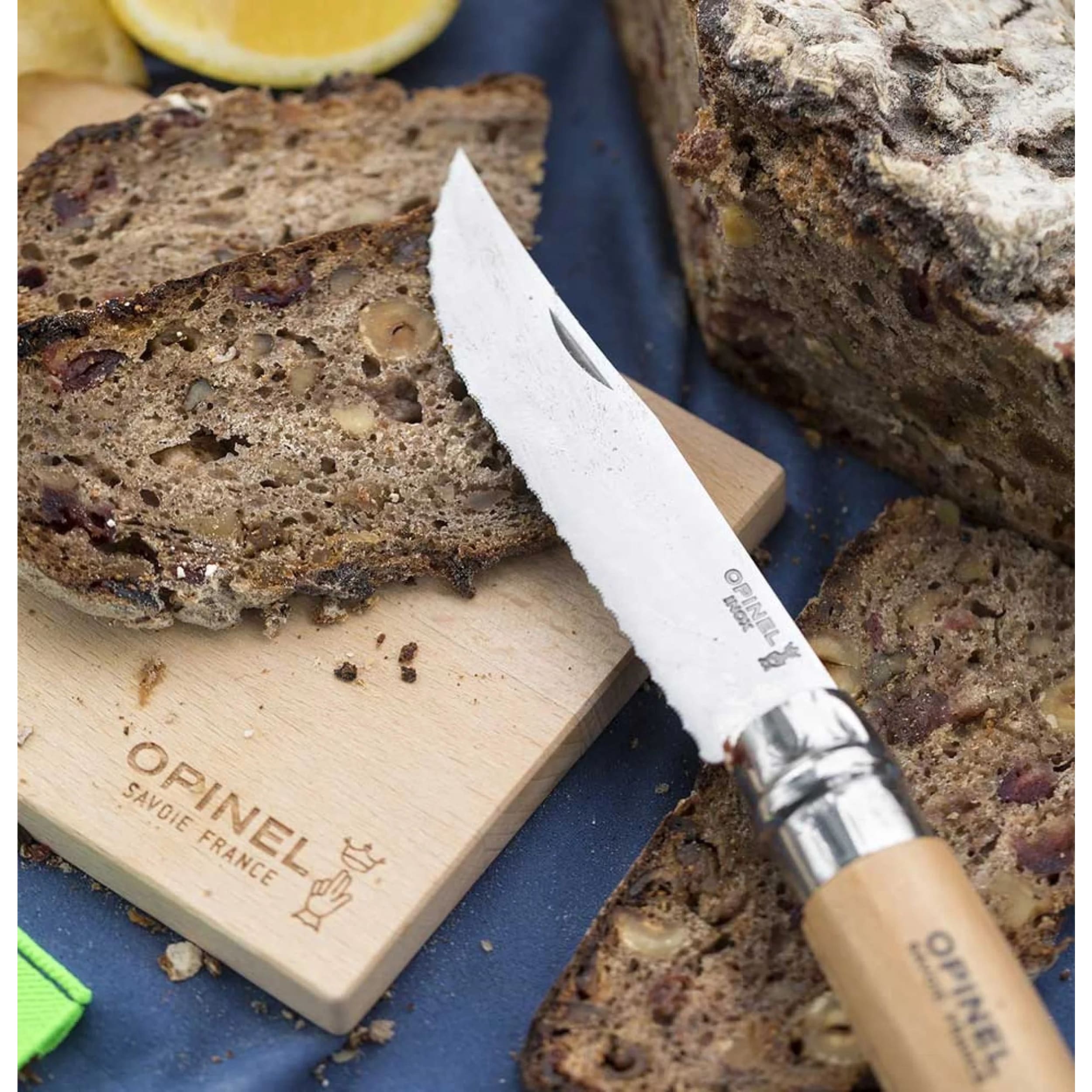 Opinel No.12 Serrated Folding Knife Beech