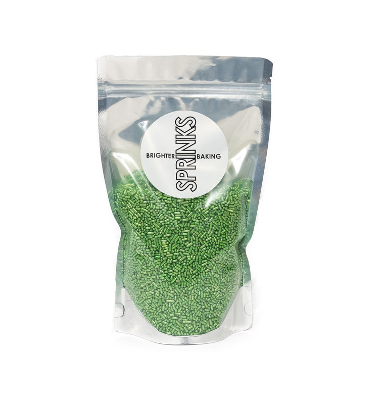 Sprinks Metallic Jimmies Green 1mm 500g