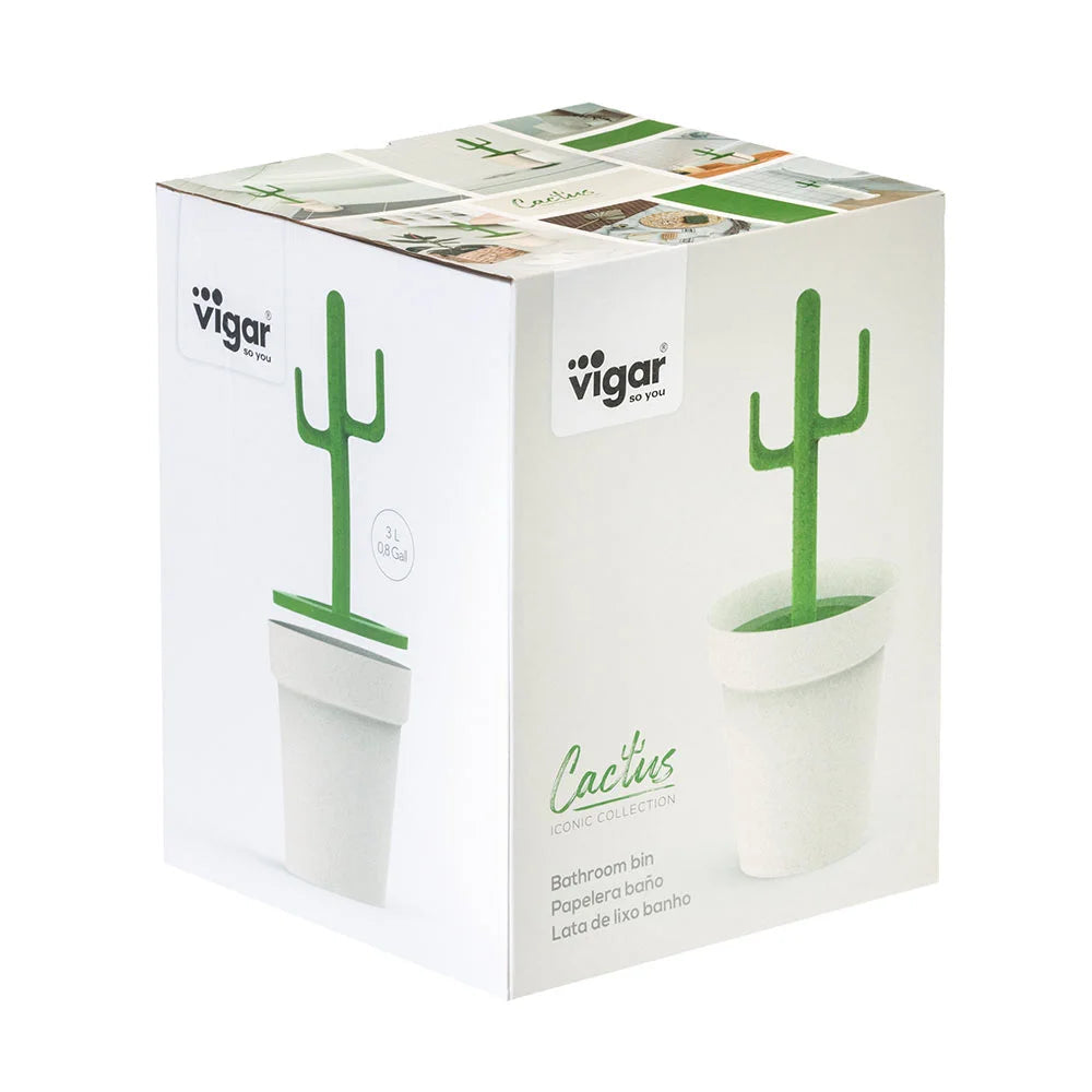Cactus 3L Bathroom Bin
