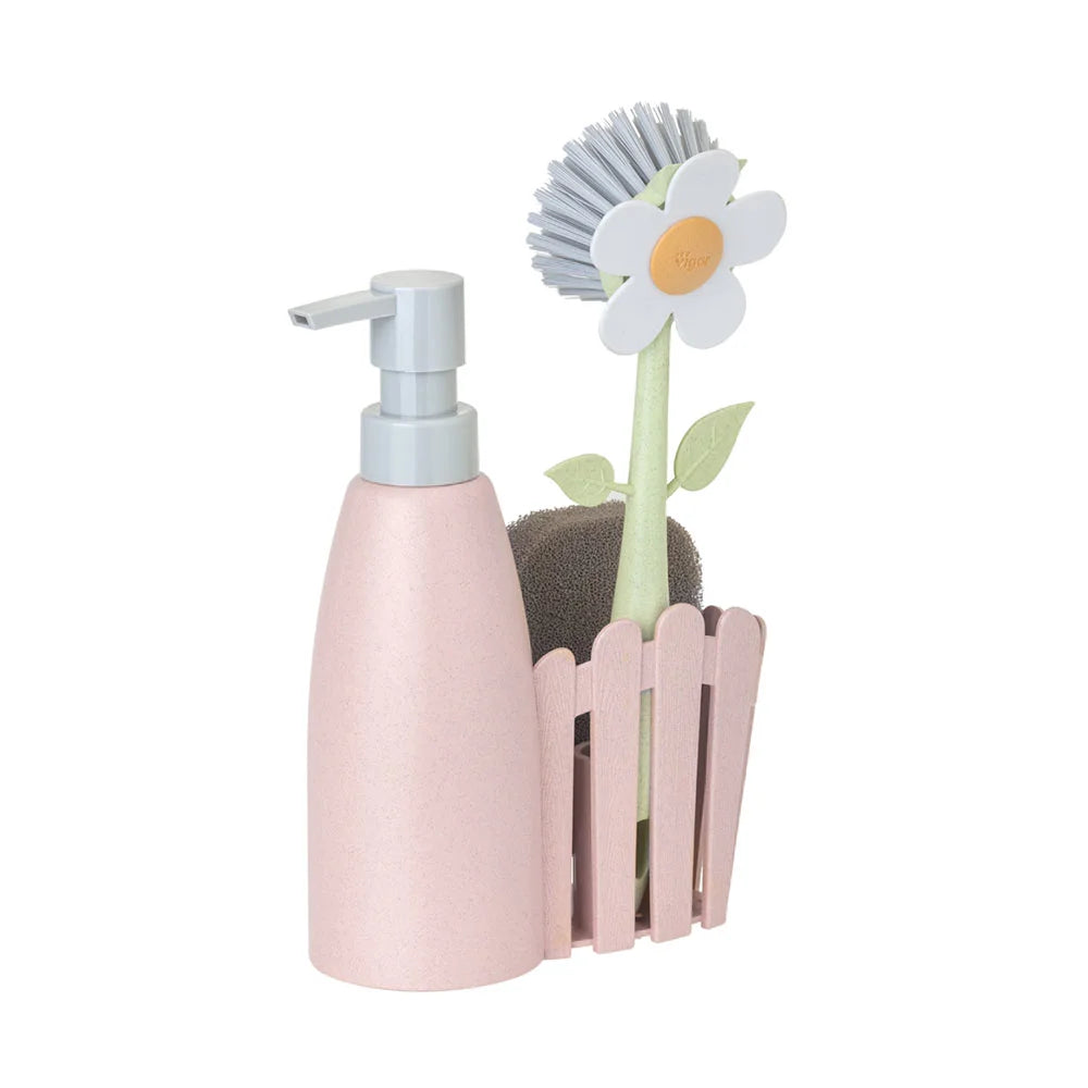 Florganic Sink Caddy Set + Dispenser