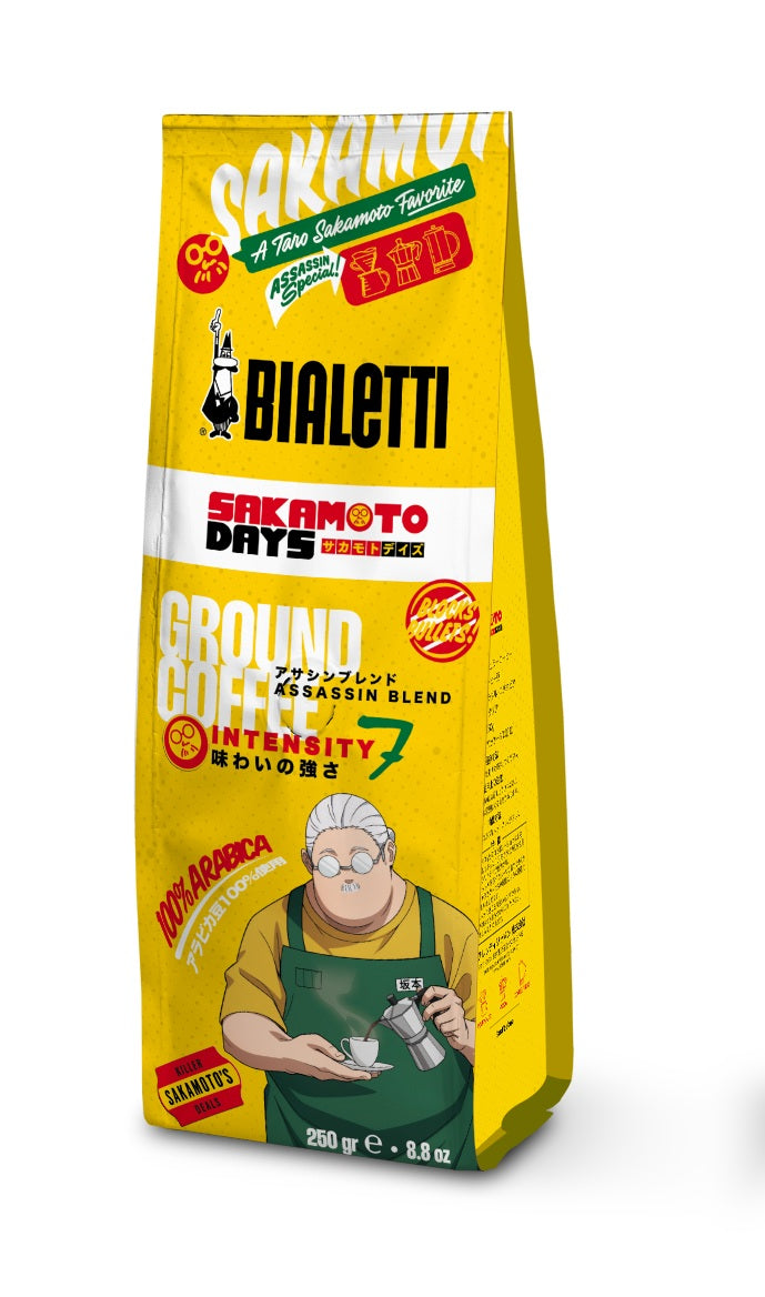 Bialetti Sakamoto Days Caffe Macinato – Ground Coffee 250 g