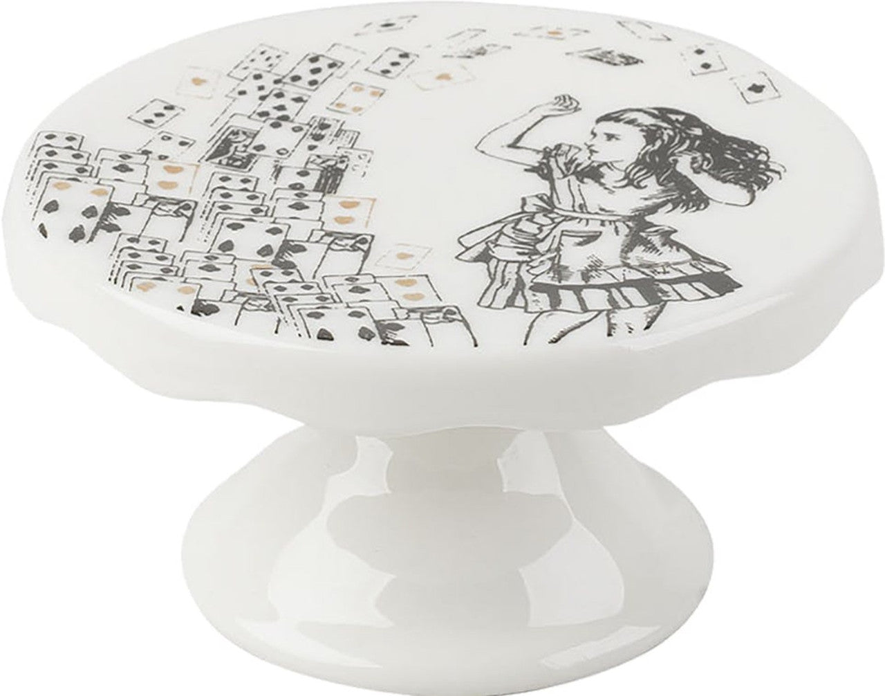 V&A Alice in Wonderland Mini Cake Pedestal Set of 2 10cm