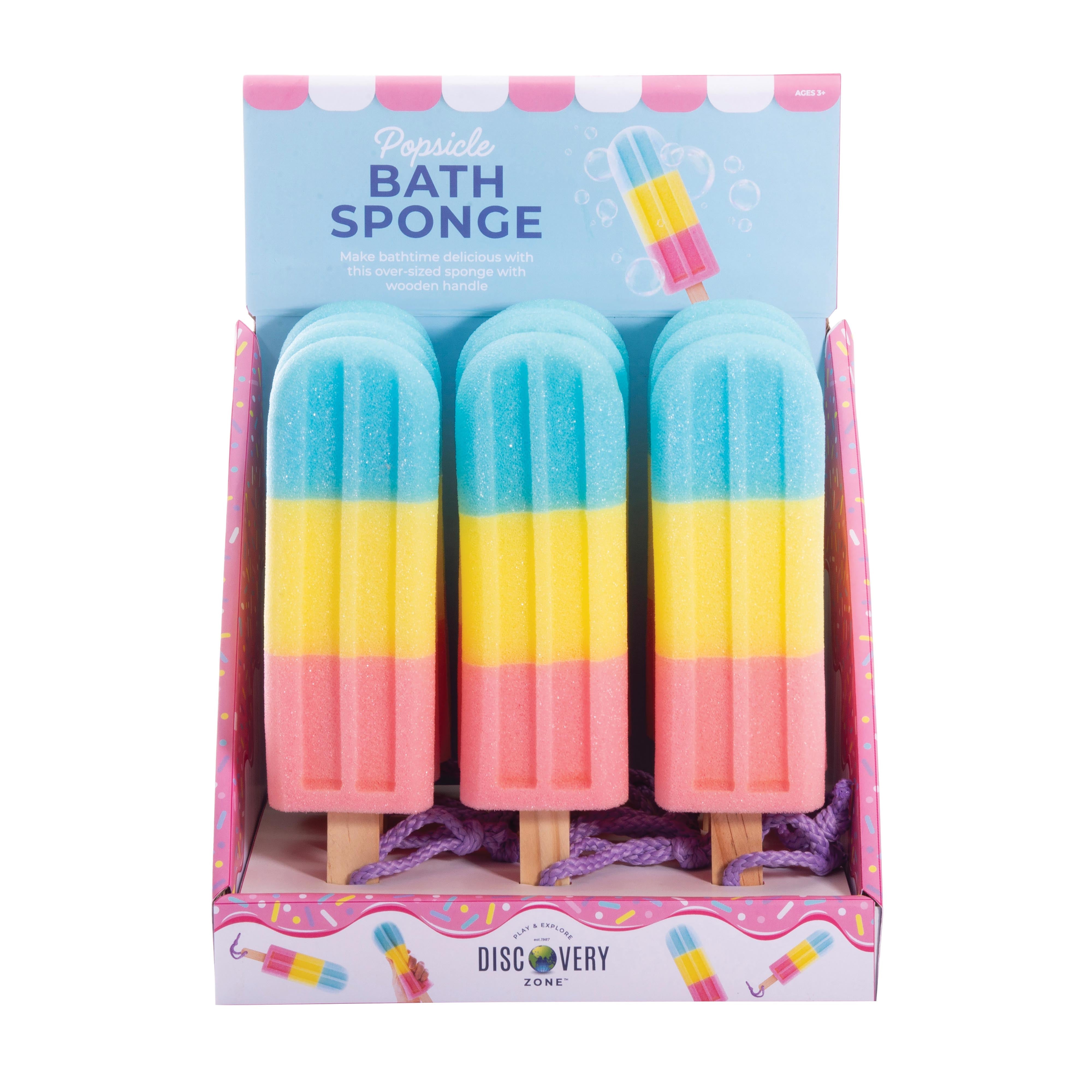 Discovery Zone Popsicle Bath Sponge Multi-Coloured
