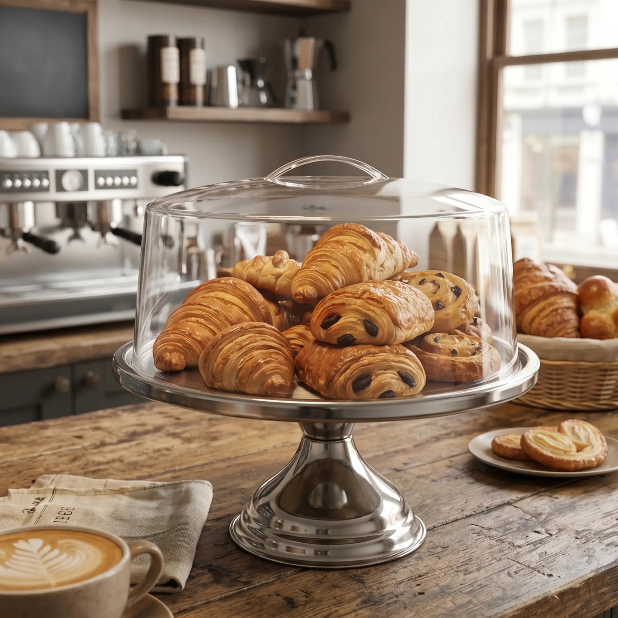 KH Classik Chef Tall Stainless Steel Cake Stand (325mm)