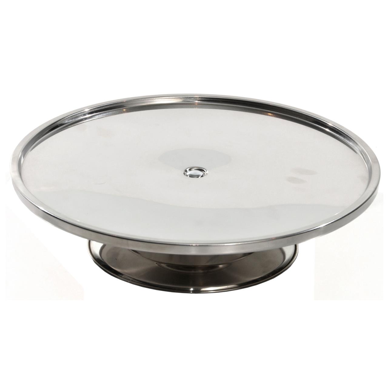 KH Classik Chef Cake Stand Low S/Steel