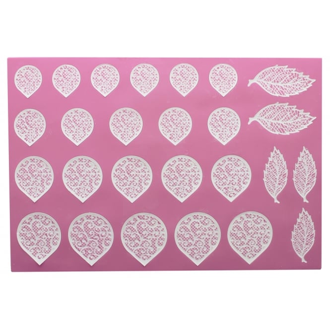 Claire Bowman Cake Lace Florence Flowers 3D Cake Lace Mat