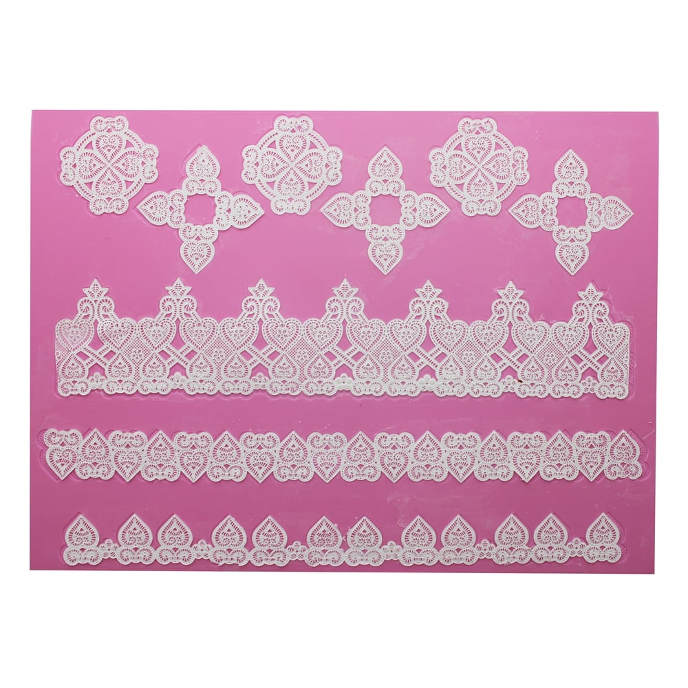 Claire Bowman Cake Lace Juliet 3D Cake Lace Mat