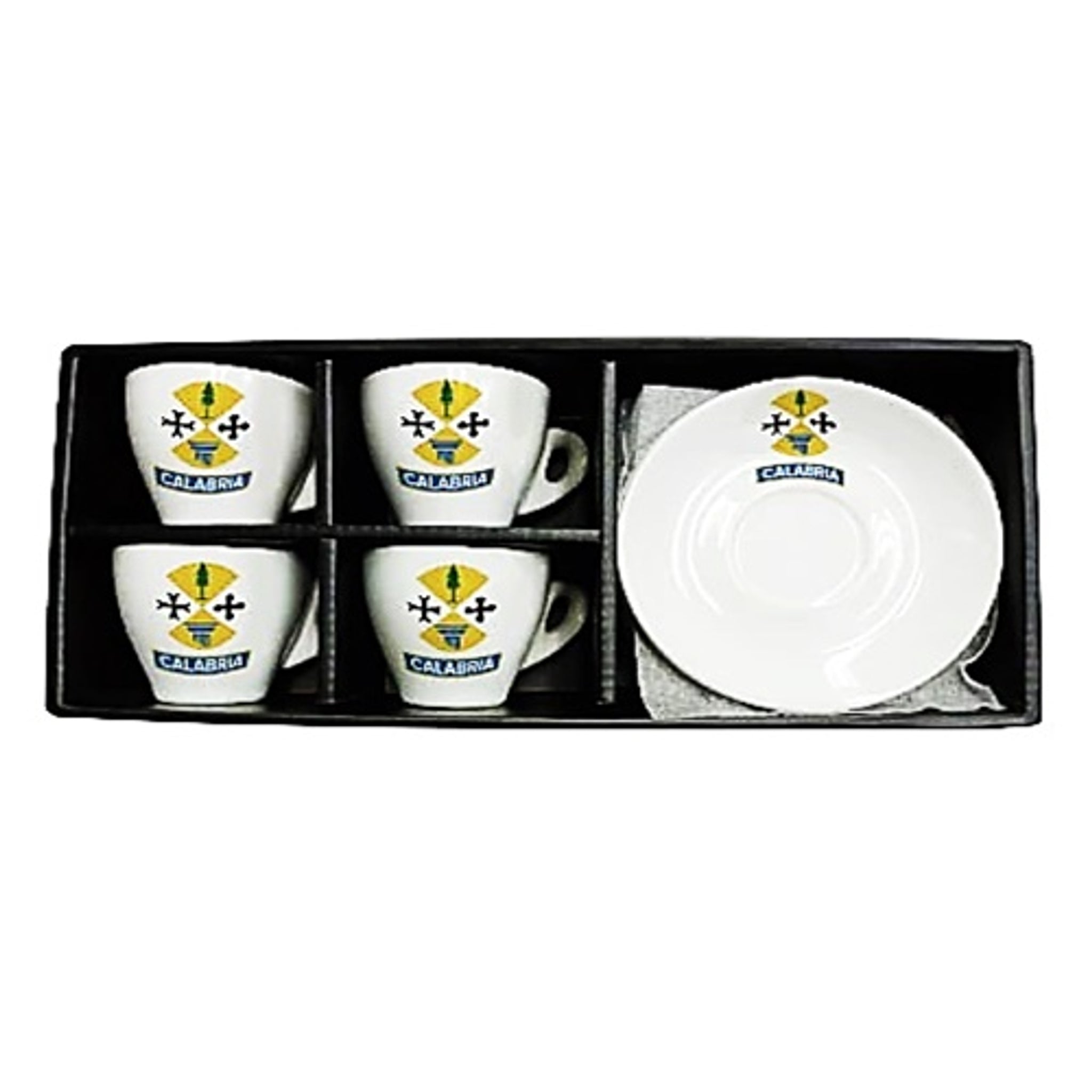 Incasa Calabria Espresso Cup and Saucer 90ml 4 Piece