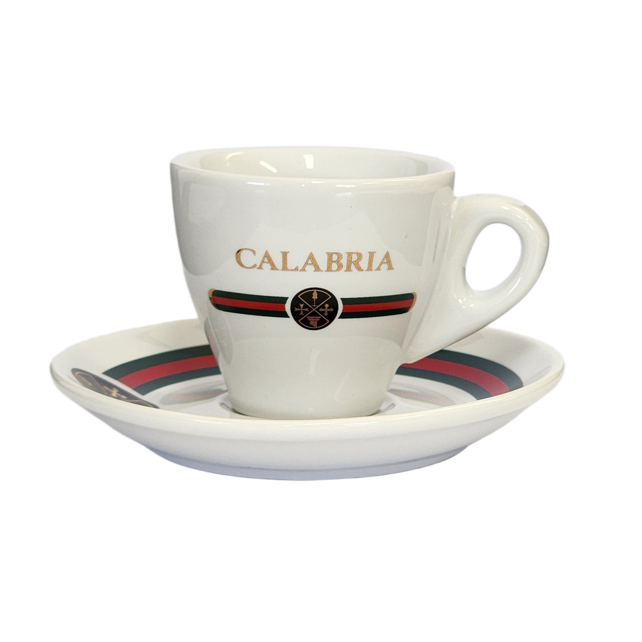 Incasa Signature Calabrese Espresso Cup and Saucer 90ml 4 Piece