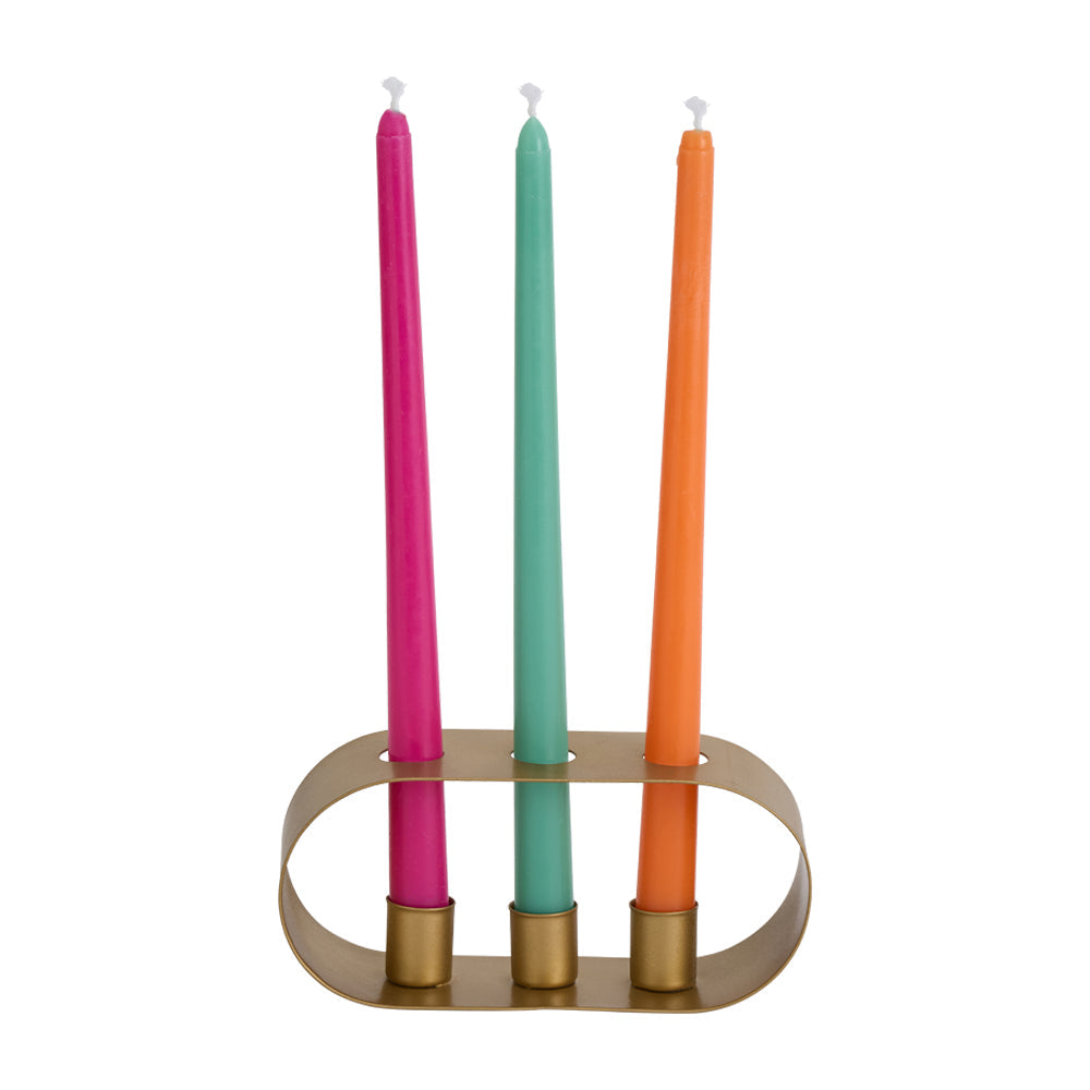 Annabel Trends Candle Holder Trio Gold