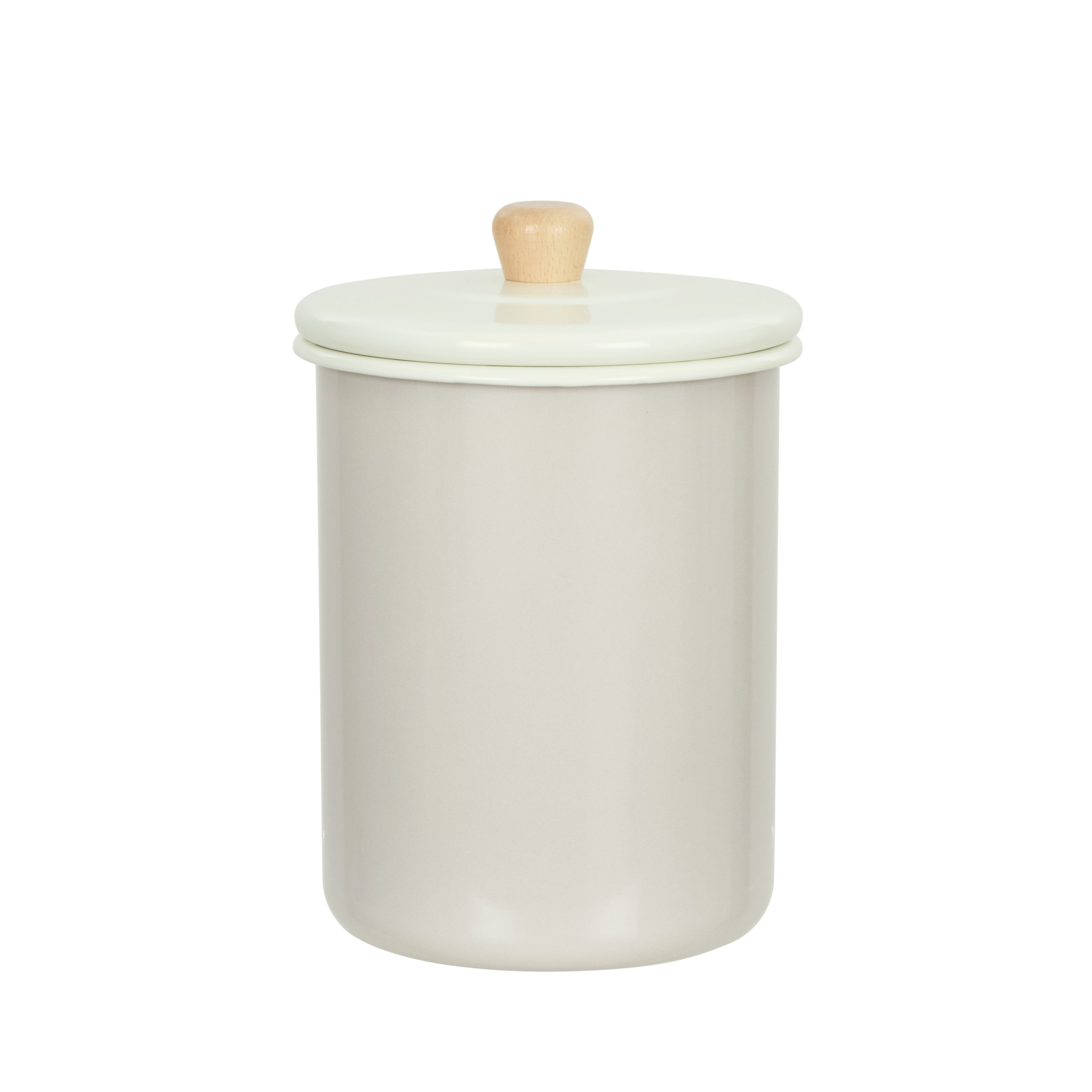 Davis & Waddell Daylesford Enamel Canister 4L Cream