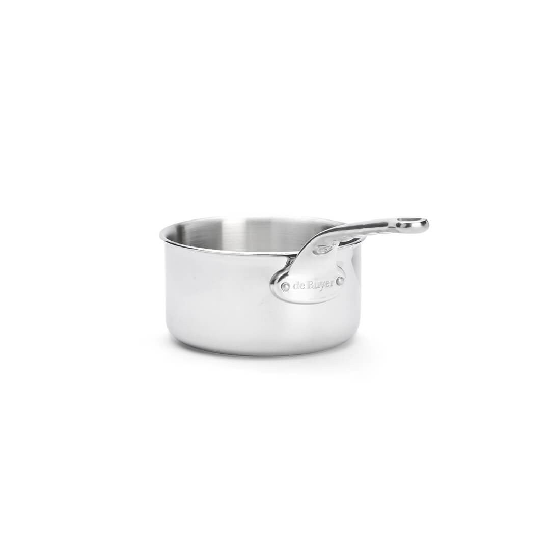 de Buyer Affinity Stainless Steel Saucepan with Lid 16cm