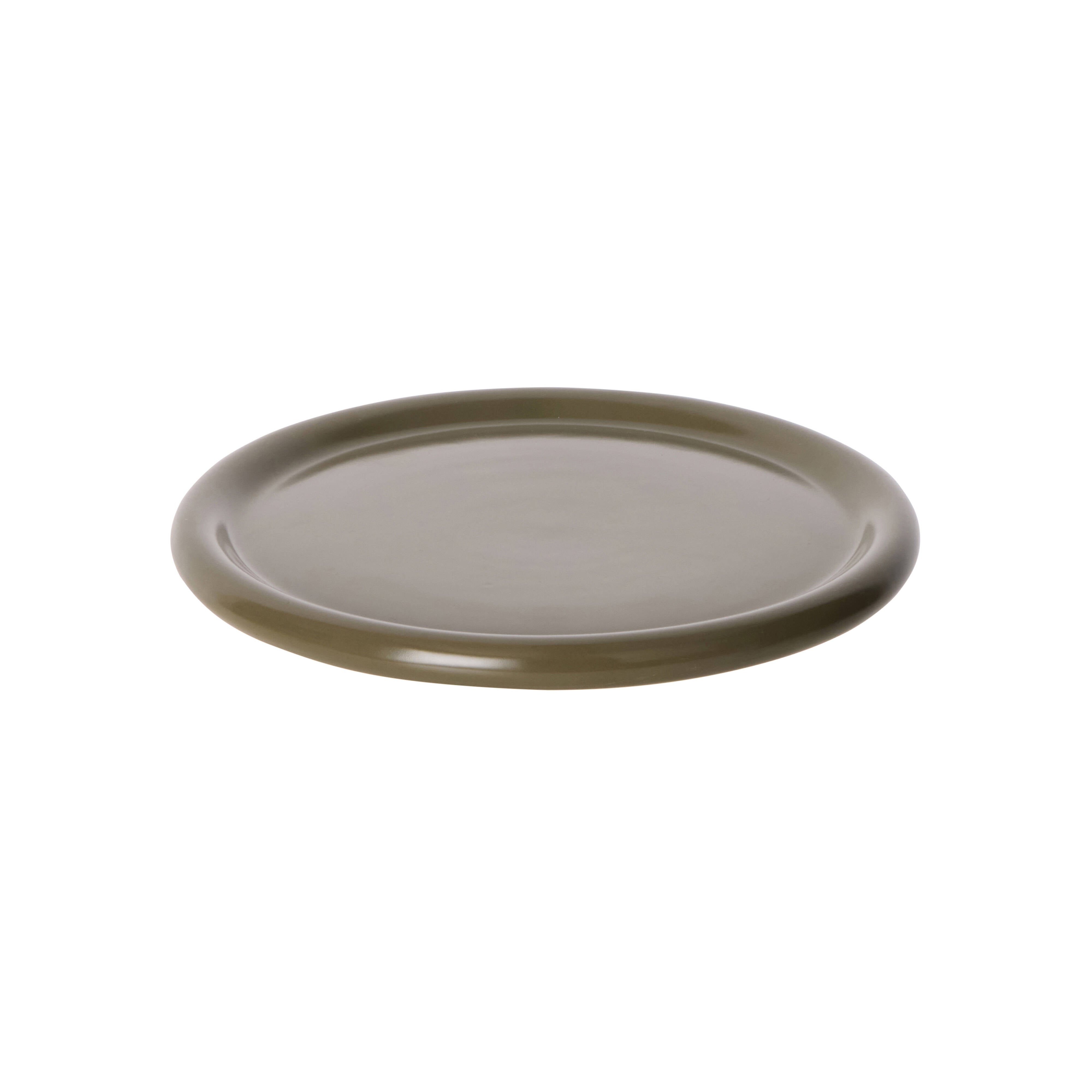 Amalfi Form Side Plate Green