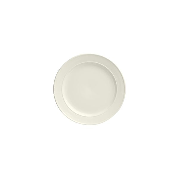 Duraceram Astra Round Plate - Double Ridge (145mm Ø - Ivory)