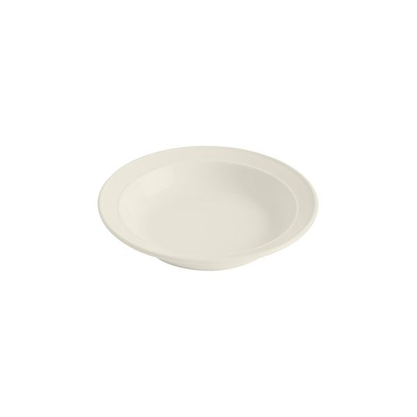 Duraceram Astra Round Bowl - Double Ridge (210mm Ø - Ivory)