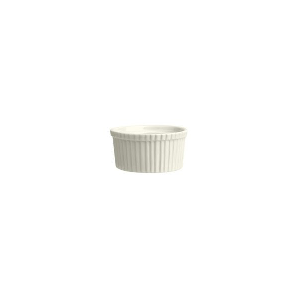Duraceram Ivory Souffle Dish - Ribbed (76mm Ø)