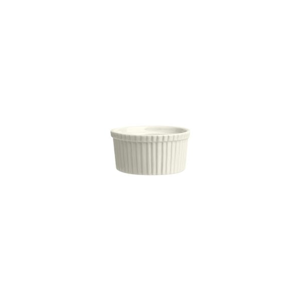 Duraceram Ivory Souffle Dish - Ribbed (86mm Ø)
